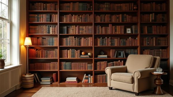Comment optimiser votre décoration murale avec des livres
