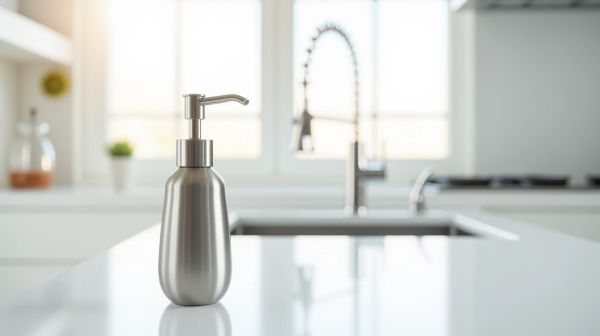 Optimiser l'hygiène en cuisine avec un porte savon inox élégant