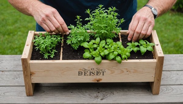 Créer une jardinière à plantes aromatiques